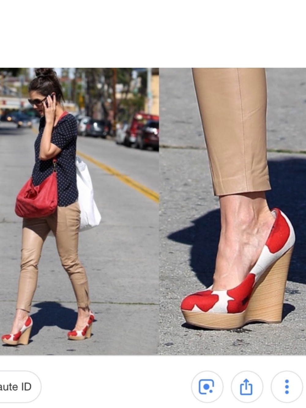 NWT YSL Floral Poppy Wedge Heels Size 38.5 US 8.5 Brand New Authentic Luxury - Picture 6 of 16